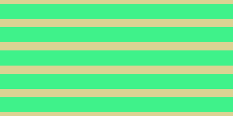 #01ee64 (75%), #dbd393 horizontal lines, twenty-eight pixels wide, fifty-two pixels apart