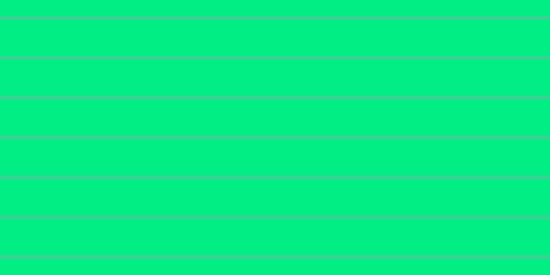 #01ee85, #36d393 horizontal lines, six pixels wide, fifty-two pixels apart