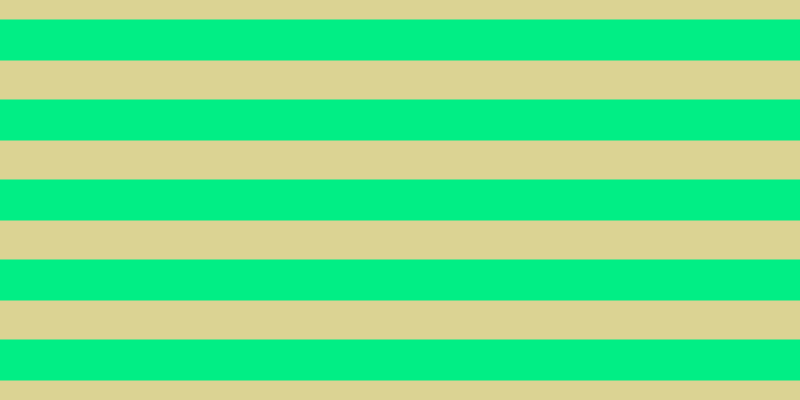 #01ee85, #dbd393 horizontal lines, thirty-nine pixels wide, forty-one pixels apart