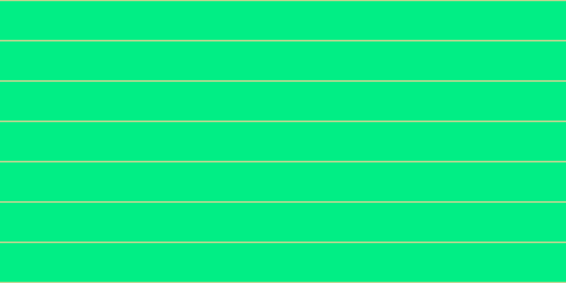 #01ee85, #dbd393 horizontal lines, two pixels wide, fifty-five pixels apart