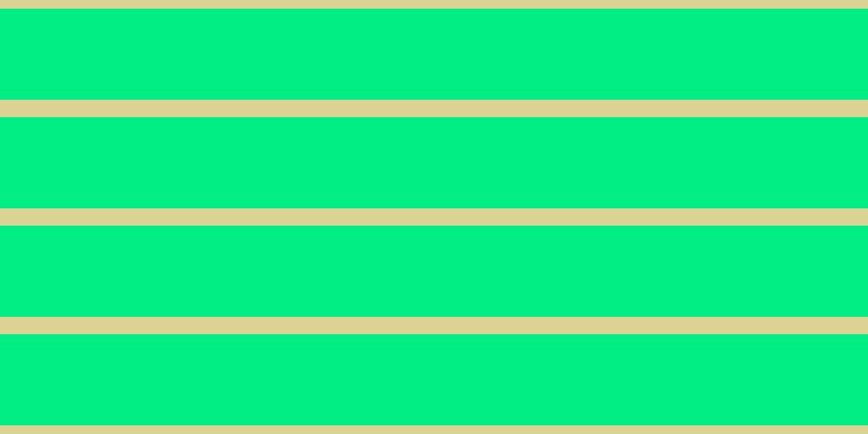 #01ee85, #dbd393 horizontal lines, sixteen pixels wide, eighty-four pixels apart