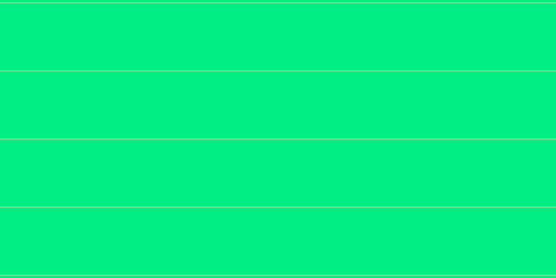 #01ee85, #dbd393 horizontal lines, one pixels wide, ninety-seven pixels apart