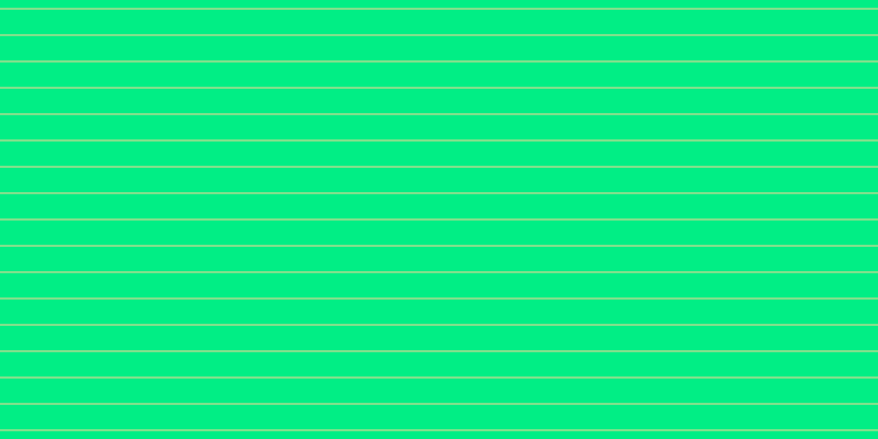 #01ee85, #fcd393 horizontal lines, one pixels wide, twenty-three pixels apart