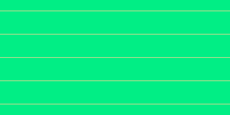 #01ee85, #fcd393 horizontal lines, two pixels wide, seventy-nine pixels apart