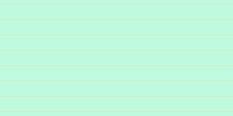 #01ee85 (25%), #fcd393 horizontal lines, one pixels wide, fifty-two pixels apart