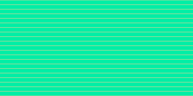 #01eea6, #dbd393 horizontal lines, two pixels wide, seventeen pixels apart