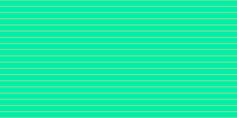 #01eea6, #dbd393 horizontal lines, two pixels wide, nineteen pixels apart
