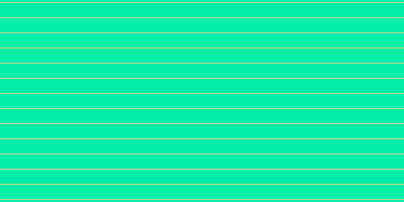 #01eea6, #dbd393 horizontal lines, two pixels wide, twenty-eight pixels apart