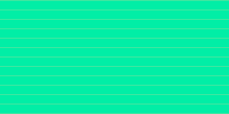 #01eea6, #dbd393 horizontal lines, one pixels wide, thirty-two pixels apart