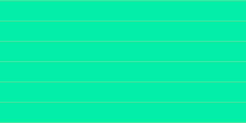 #01eea6, #dbd393 horizontal lines, one pixels wide, sixty-five pixels apart