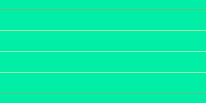 #01eea6, #dbd393 horizontal lines, two pixels wide, seventy-nine pixels apart