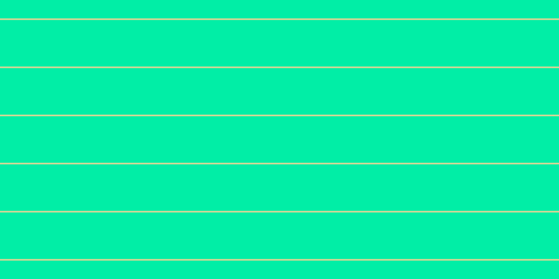 #01eea6, #fcd393 horizontal lines, two pixels wide, sixty-seven pixels apart