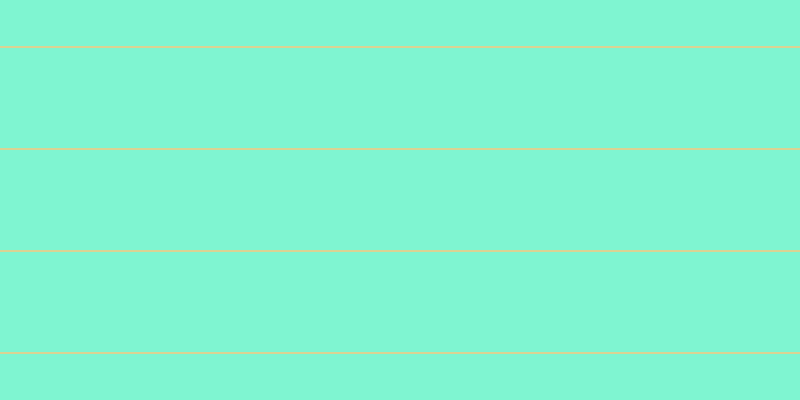 #01eea6 (50%), #dbd393 horizontal lines, two pixels wide, one hundred pixels apart