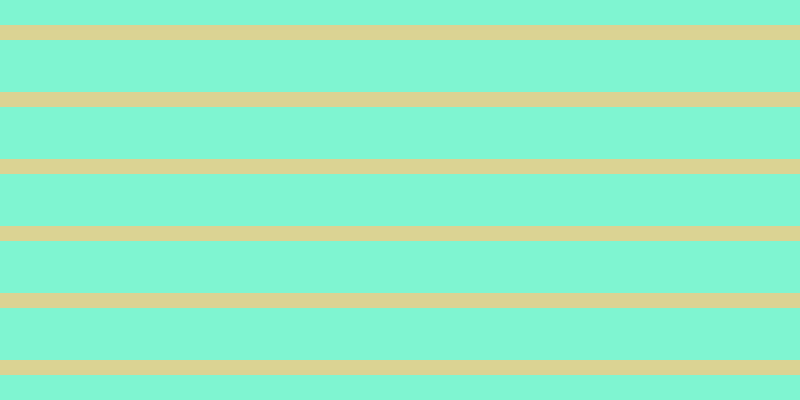 #01eea6 (50%), #dbd393 horizontal lines, fifteen pixels wide, fifty-two pixels apart