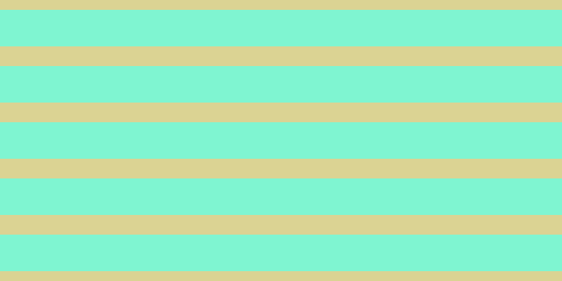 #01eea6 (50%), #dbd393 horizontal lines, twenty-eight pixels wide, fifty-two pixels apart