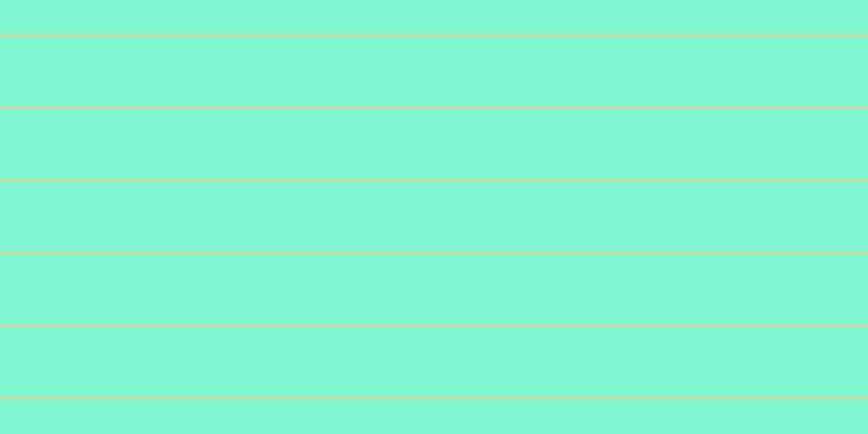 #01eea6 (50%), #dbd393 horizontal lines, two pixels wide, sixty-five pixels apart