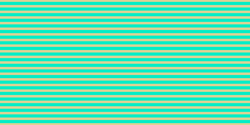 #01eec7, #dbd393 horizontal lines, eight pixels wide, ten pixels apart