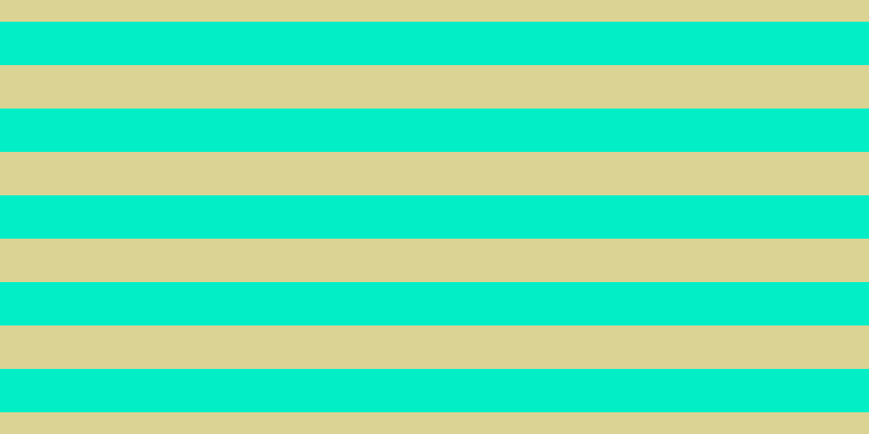 #01eec7, #dbd393 horizontal lines, forty pixels wide, forty pixels apart