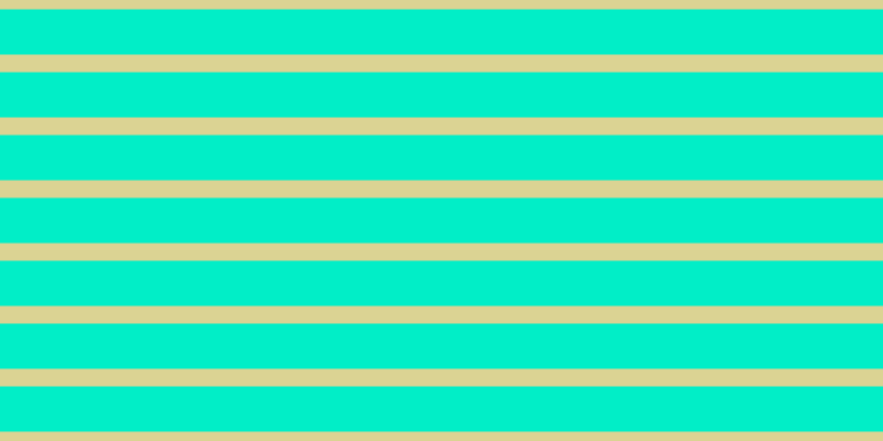 #01eec7, #dbd393 horizontal lines, sixteen pixels wide, forty-one pixels apart
