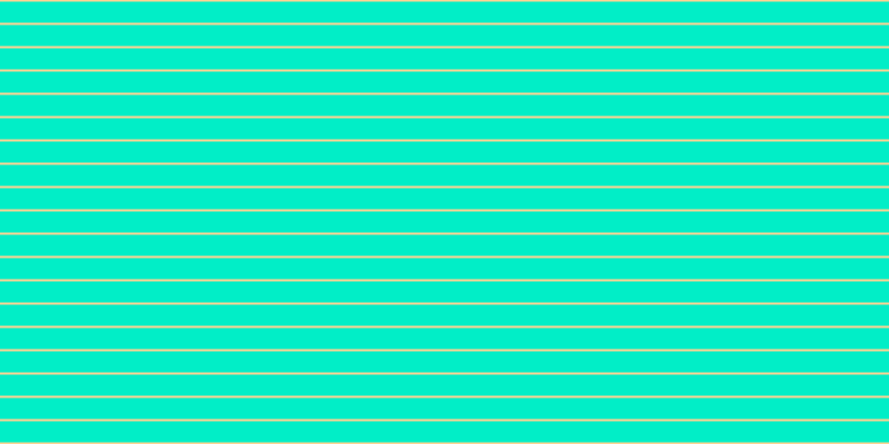#01eec7, #fcd393 horizontal lines, two pixels wide, nineteen pixels apart