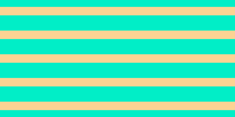 #01eec7, #fcd393 horizontal lines, twenty-nine pixels wide, fifty-two pixels apart