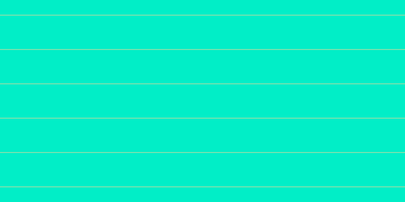#01eec7, #fcd393 horizontal lines, one pixels wide, sixty-seven pixels apart