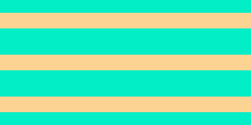 #01eec7, #fcd393 horizontal lines, fifty pixels wide, eighty-four pixels apart
