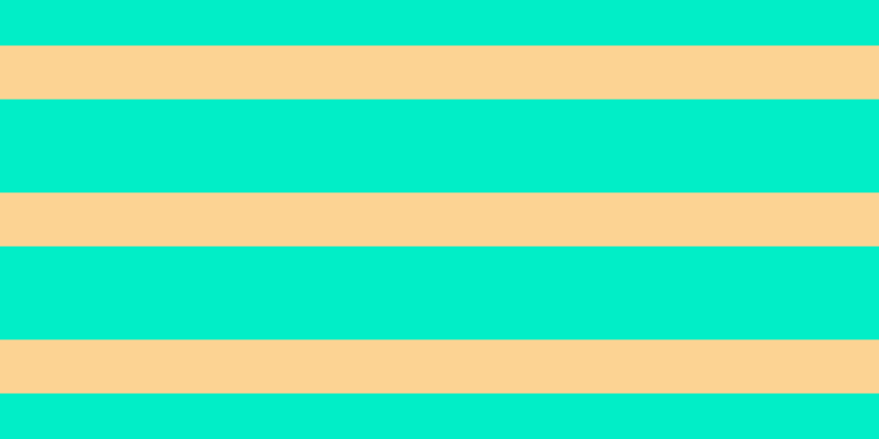 #01eec7, #fcd393 horizontal lines, forty-nine pixels wide, eighty-five pixels apart