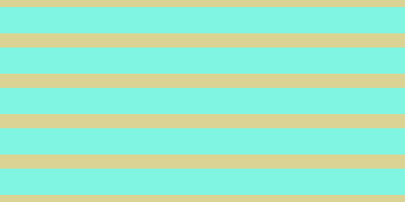 #01eec7 (50%), #dbd393 horizontal lines, twenty-eight pixels wide, fifty-two pixels apart