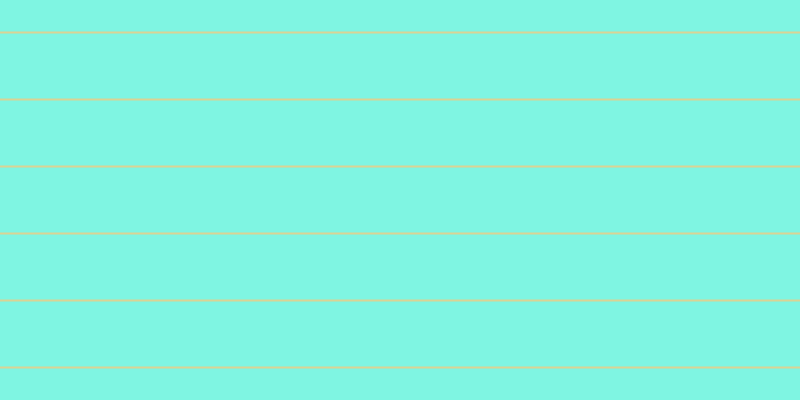 #01eec7 (50%), #dbd393 horizontal lines, two pixels wide, sixty-five pixels apart
