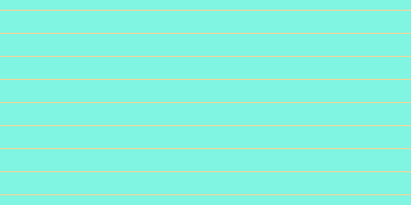 #01eec7 (50%), #fcd393 horizontal lines, two pixels wide, forty-three pixels apart
