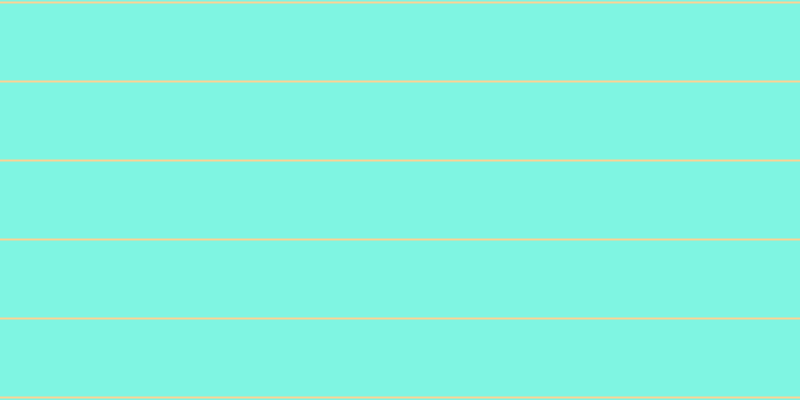 #01eec7 (50%), #fcd393 horizontal lines, two pixels wide, seventy-seven pixels apart