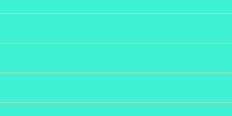 #01eec7 (75%), #dbd393 horizontal lines, two pixels wide, one hundred pixels apart