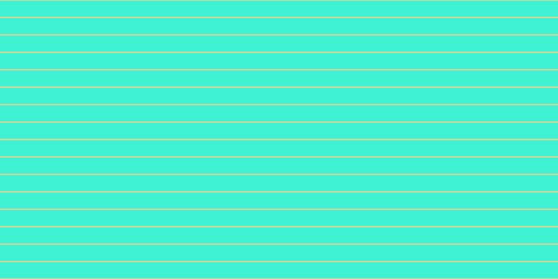 #01eec7 (75%), #dbd393 horizontal lines, two pixels wide, twenty-three pixels apart
