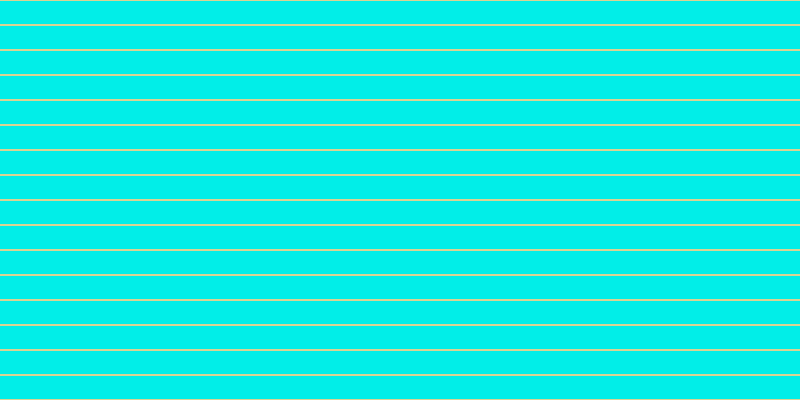 #01eee8, #dbd393 horizontal lines, two pixels wide, twenty-three pixels apart
