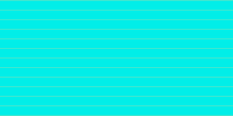 #01eee8, #dbd393 horizontal lines, one pixels wide, thirty-two pixels apart