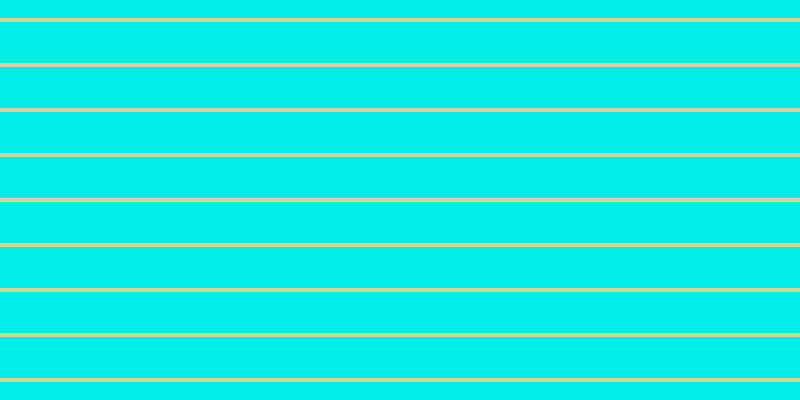 #01eee8, #dbd393 horizontal lines, four pixels wide, forty-one pixels apart