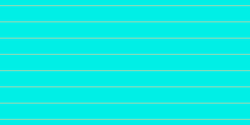 #01eee8, #dbd393 horizontal lines, two pixels wide, fifty pixels apart