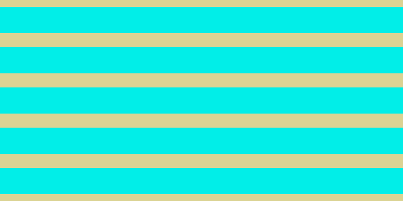 #01eee8, #dbd393 horizontal lines, twenty-eight pixels wide, fifty-two pixels apart
