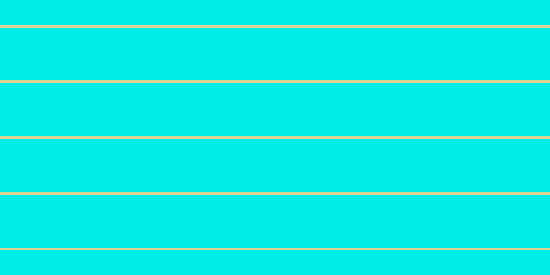#01eee8, #dbd393 horizontal lines, four pixels wide, seventy-seven pixels apart