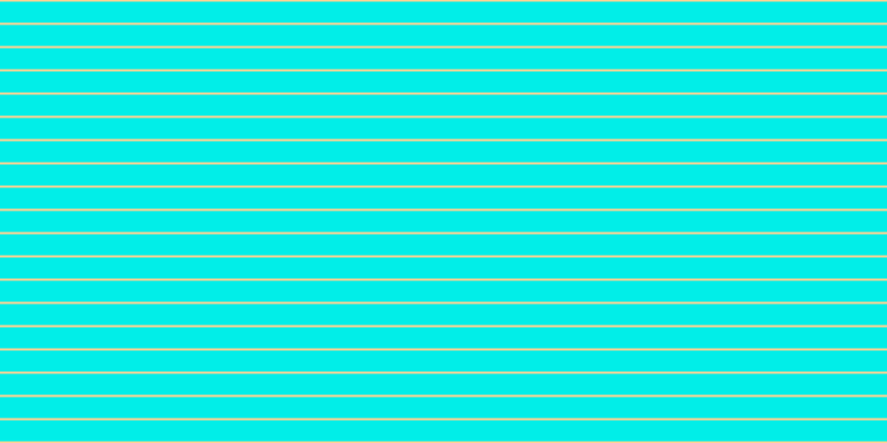 #01eee8, #fcd393 horizontal lines, two pixels wide, nineteen pixels apart
