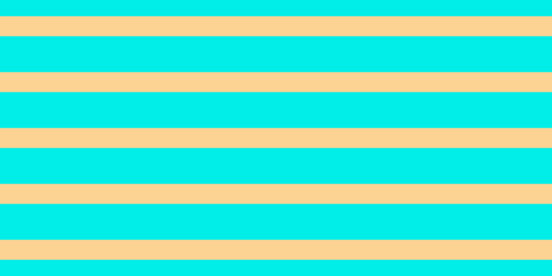 #01eee8, #fcd393 horizontal lines, twenty-nine pixels wide, fifty-two pixels apart