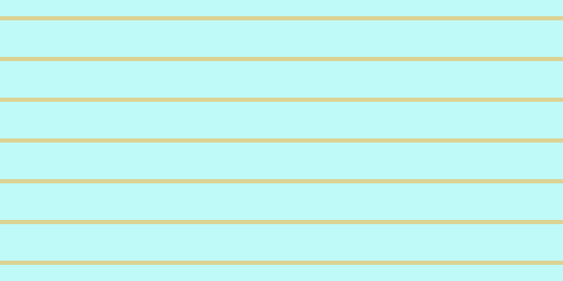 #01eee8 (25%), #dbd393 horizontal lines, six pixels wide, fifty-two pixels apart