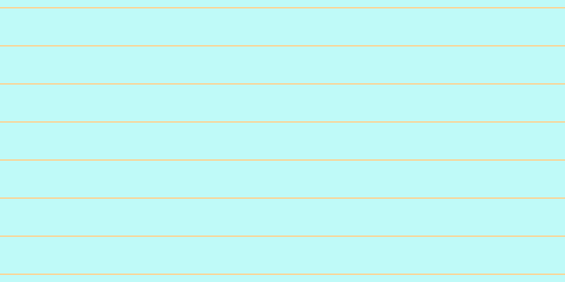 #01eee8 (25%), #fcd393 horizontal lines, two pixels wide, fifty-two pixels apart