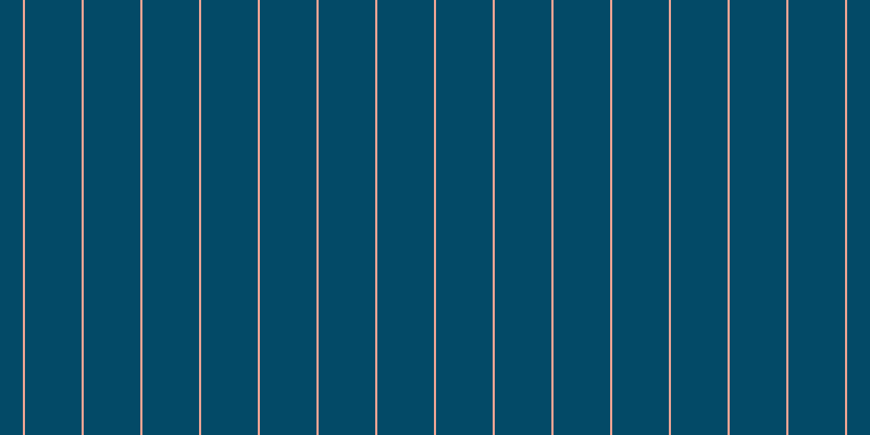 #034a67, #eba393 vertical lines, two pixels wide, fifty-two pixels apart