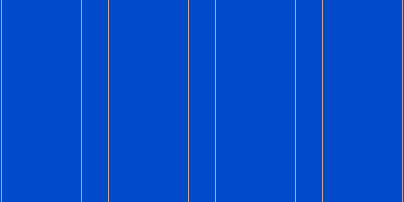 #034aca, #caa393 vertical lines, one pixels wide, fifty-two pixels apart