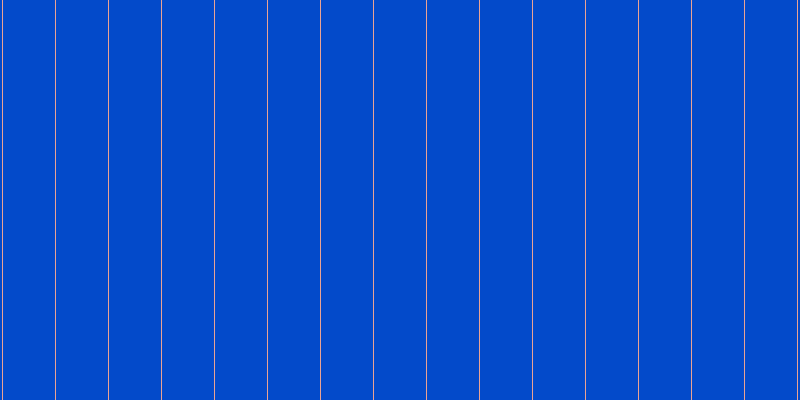 #034aca, #eba393 vertical lines, one pixels wide, fifty-two pixels apart