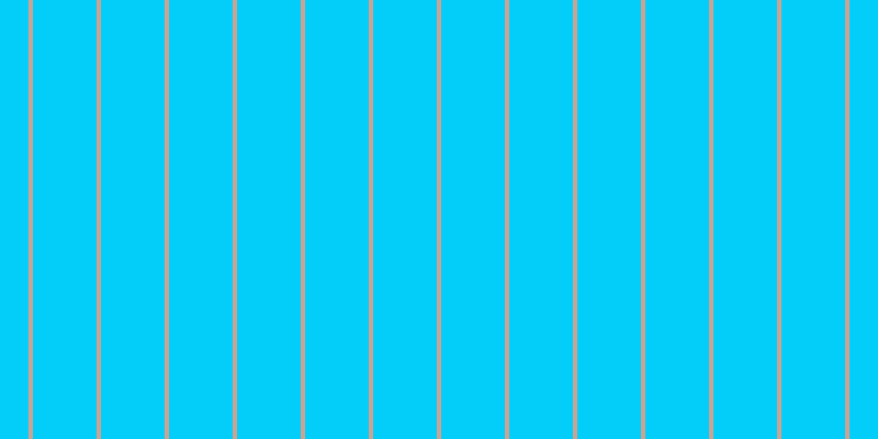 #03cefa, #caa393 vertical lines, four pixels wide, fifty-eight pixels apart
