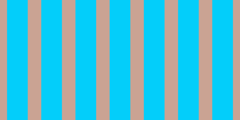 #03cefa, #caa393 vertical lines, forty-five pixels wide, sixty-nine pixels apart