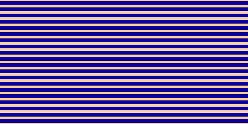 #0900a3, #fcd393 horizontal lines, eight pixels wide, twelve pixels apart